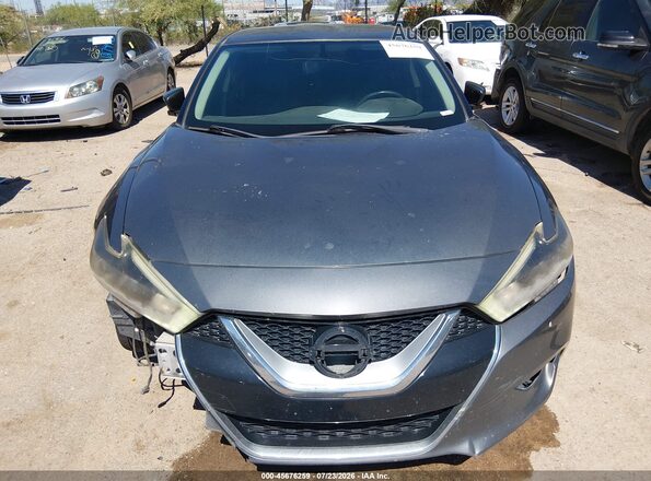 1N4AA6AP9HC427760 2017 NISSAN MAXIMA Gray ხელსაწყოთა პანელის ხედი