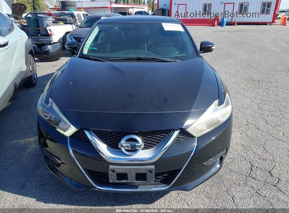 1N4AA6AP9HC437477 2017 NISSAN MAXIMA Black Rear interior view