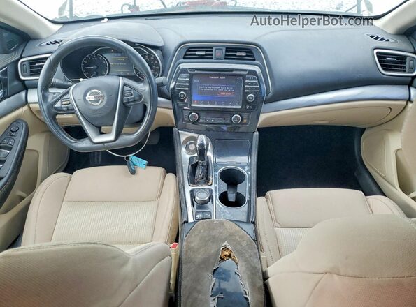 1N4AA6AP9HC439326 2017 NISSAN MAXIMA White Առջևի վահանակի տեսք