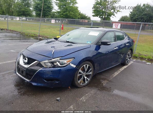 1N4AA6AP9HC444431 2017 NISSAN MAXIMA Blue Przód lewy