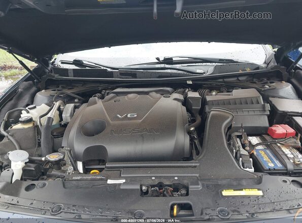 1N4AA6AP9HC444431 2017 NISSAN MAXIMA Blue Widok z tyłu