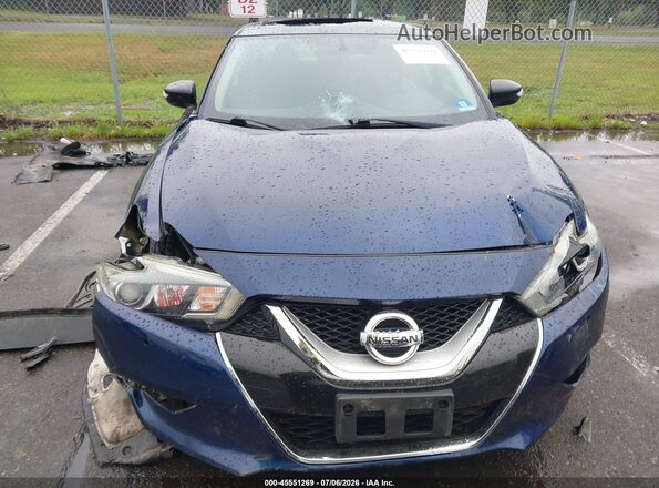 1N4AA6AP9HC444431 2017 NISSAN MAXIMA Blue Widok z przodu