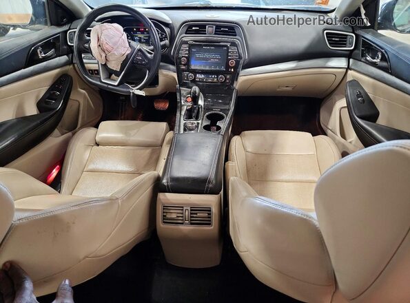 1N4AA6AP9HC454148 2017 NISSAN MAXIMA Blue Առջևի վահանակի տեսք