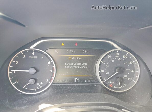 1N4AA6AP9JC365525 2018 NISSAN MAXIMA Бордовый Вид щитка приборов