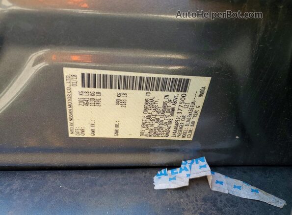 1N4AA6AP9JC377500 2018 NISSAN MAXIMA Silver Engine compartment view
