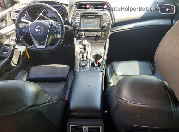 1N4AA6AP9JC377500 2018 NISSAN MAXIMA Silver Dashboard view