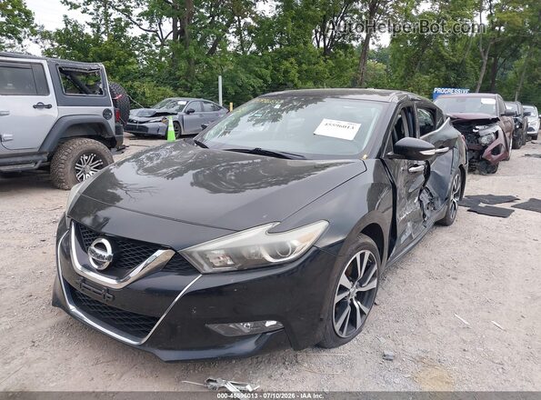1N4AA6AP9JC385550 2018 NISSAN MAXIMA Black Vista tres cuartos delantera izquierda