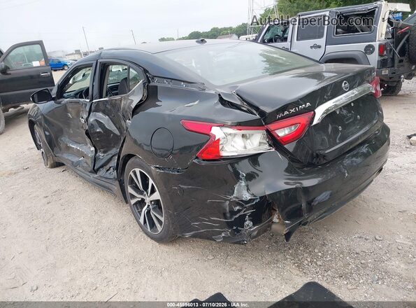 1N4AA6AP9JC385550 2018 NISSAN MAXIMA Black Trasero izquierdo