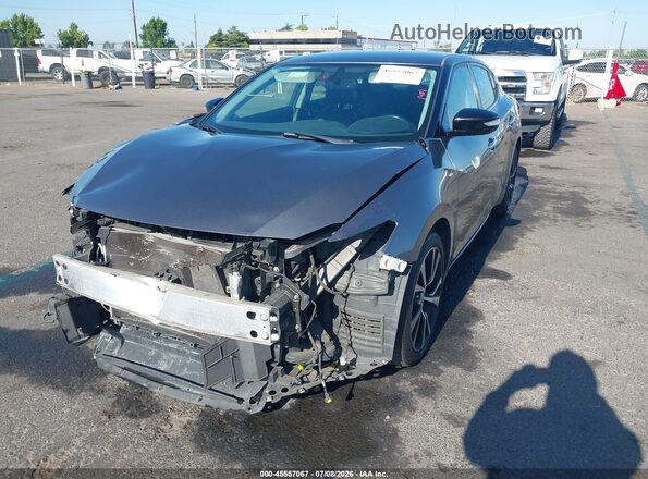 1N4AA6AP9JC387086 2018 NISSAN MAXIMA Gray Vista tres cuartos delantera izquierda