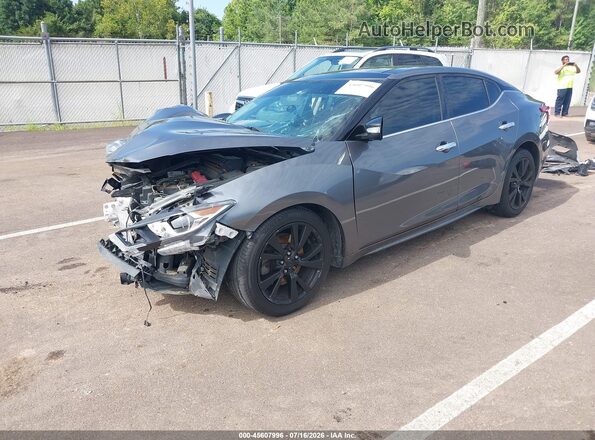 1N4AA6AP9JC392076 2018 NISSAN MAXIMA Gray Front left