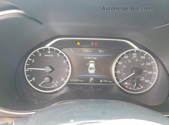 1N4AA6AP9JC396659 2018 NISSAN MAXIMA Black Instrument cluster view