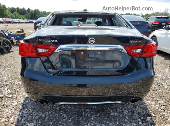 1N4AA6AP9JC396659 2018 NISSAN MAXIMA Black Rear view
