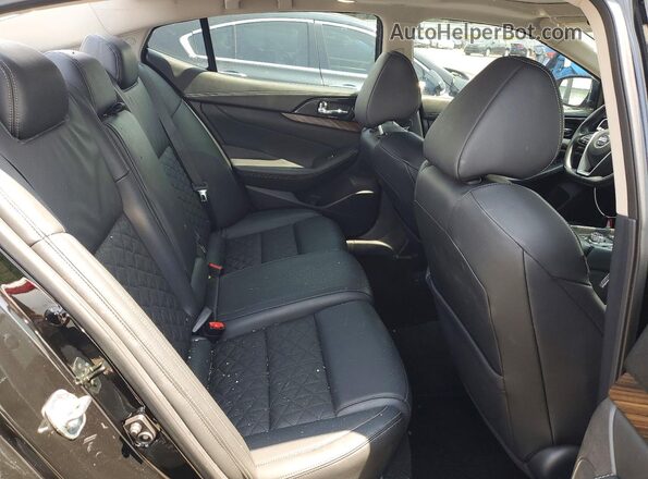 1N4AA6AP9JC396659 2018 NISSAN MAXIMA Black Rear seats view