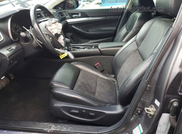 1N4AA6AP9JC398105 2018 NISSAN MAXIMA Gray Widok wnętrza z przodu