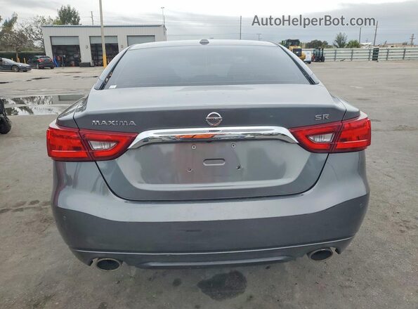 1N4AA6AP9JC398105 2018 NISSAN MAXIMA Gray Widok z tyłu