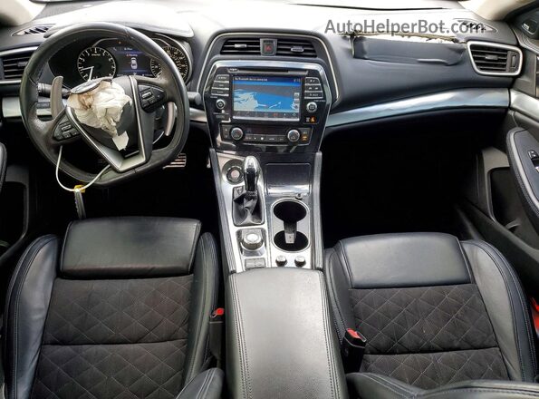 1N4AA6AP9JC398105 2018 NISSAN MAXIMA Gray Widok deski rozdzielczej