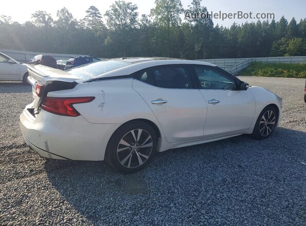 1N4AA6APXGC375604 2016 NISSAN MAXIMA White Tył prawy