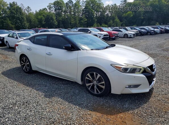 1N4AA6APXGC375604 2016 NISSAN MAXIMA White Przód prawy