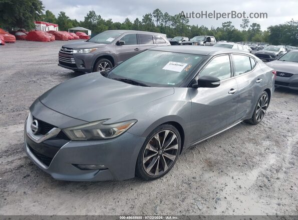 1N4AA6APXGC380091 2016 NISSAN MAXIMA Gray Front left
