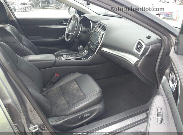 1N4AA6APXGC380091 2016 NISSAN MAXIMA Gray Front interior view