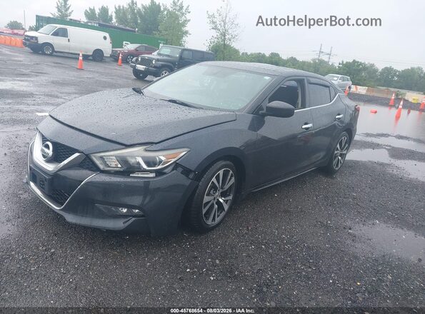1N4AA6APXGC385291 2016 NISSAN MAXIMA Black Առջևի ձախ երեք քառորդ տեսարան