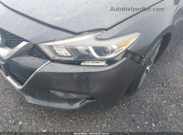 1N4AA6APXGC385291 2016 NISSAN MAXIMA Black Դիմացի տեսք