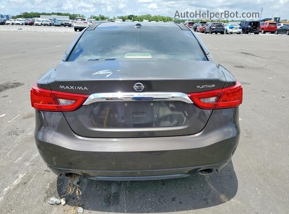 1N4AA6APXGC402414 2016 NISSAN MAXIMA Brown უკანა ხედი