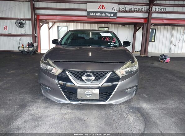 1N4AA6APXGC432061 2016 NISSAN MAXIMA Gray Առջևի վահանակի տեսք
