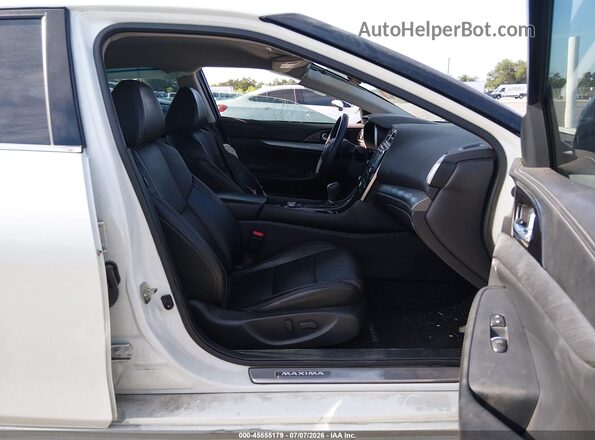 1N4AA6APXGC901830 2016 NISSAN MAXIMA White Widok wnętrza z przodu