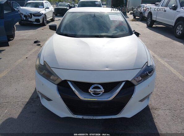 1N4AA6APXGC901830 2016 NISSAN MAXIMA White Widok zestawu wskaźników