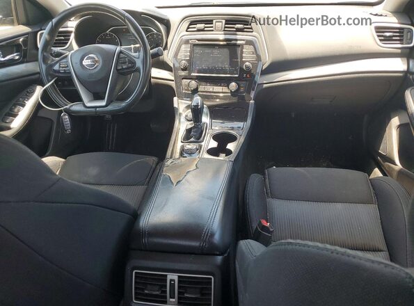 1N4AA6APXHC363082 2017 NISSAN MAXIMA Black Widok deski rozdzielczej