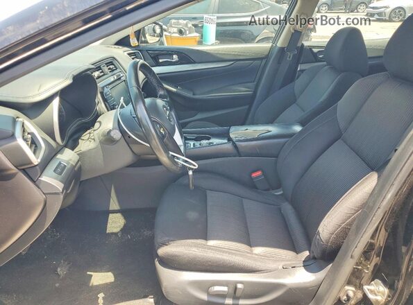 1N4AA6APXHC363082 2017 NISSAN MAXIMA Black Widok wnętrza z przodu