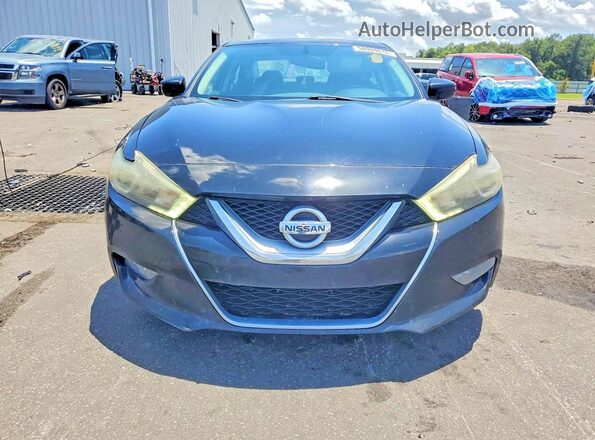 1N4AA6APXHC363082 2017 NISSAN MAXIMA Black Widok z przodu