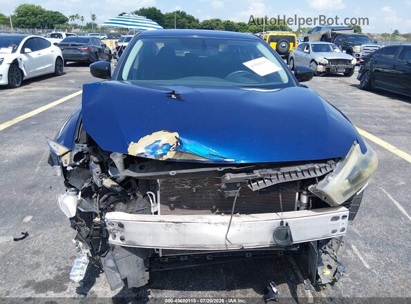 1N4AA6APXHC369058 2017 NISSAN MAXIMA Синий Вид щитка приборов