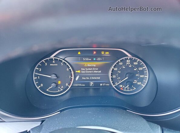 1N4AA6APXHC371523 2017 NISSAN MAXIMA Black Instrument cluster view