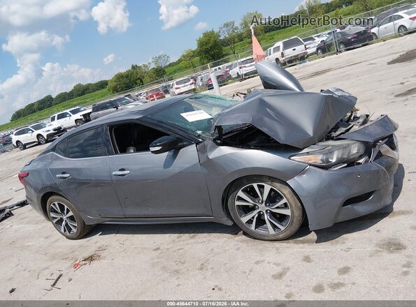 1N4AA6APXHC372932 2017 NISSAN MAXIMA Beige Widok wnętrza z tyłu