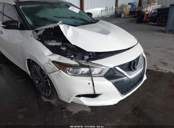 1N4AA6APXHC399953 2017 NISSAN MAXIMA White Widok z przodu