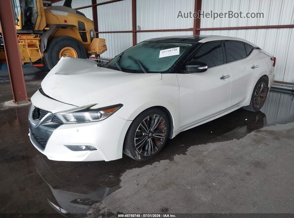 1N4AA6APXHC399953 2017 NISSAN MAXIMA White Przód lewy
