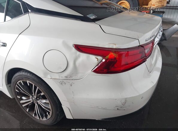 1N4AA6APXHC399953 2017 NISSAN MAXIMA White Widok wnętrza 360 stopni