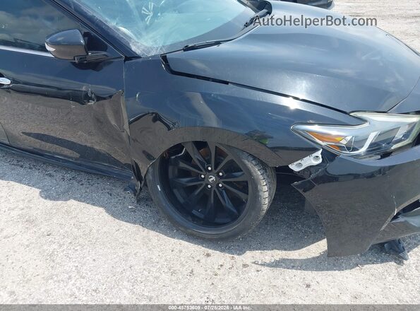 1N4AA6APXHC404309 2017 NISSAN MAXIMA Black წინა ხედი