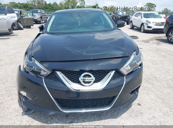 1N4AA6APXHC404309 2017 NISSAN MAXIMA Black ხელსაწყოთა პანელის ხედი