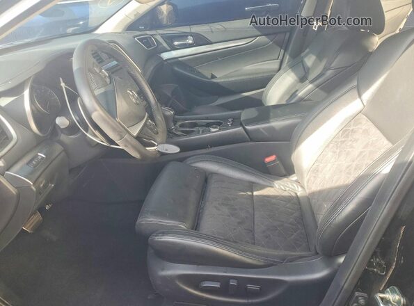 1N4AA6APXHC411132 2017 NISSAN MAXIMA Черный Вид салона спереди