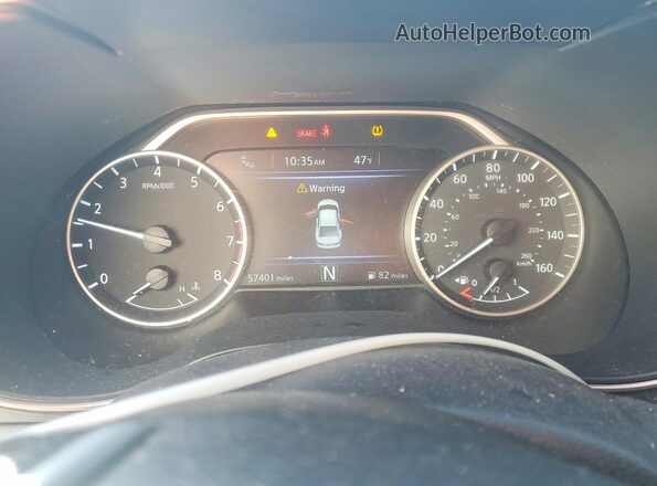 1N4AA6APXHC411132 2017 NISSAN MAXIMA Черный Вид щитка приборов