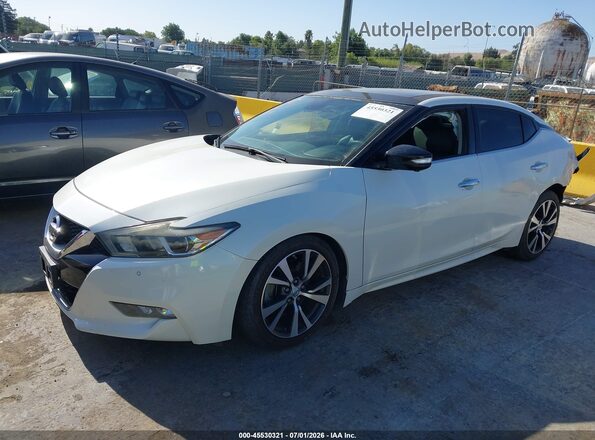1N4AA6APXHC413866 2017 NISSAN MAXIMA White Przód lewy