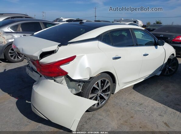 1N4AA6APXHC413866 2017 NISSAN MAXIMA White Tył prawy