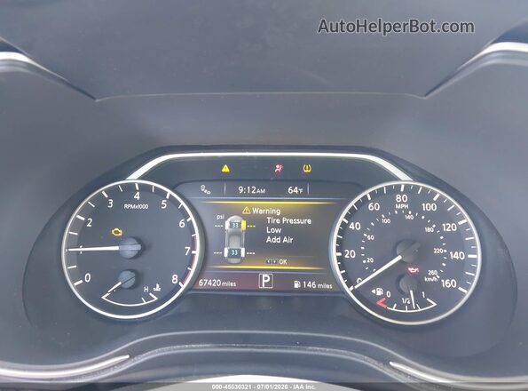 1N4AA6APXHC413866 2017 NISSAN MAXIMA White Widok tylnych siedzeń