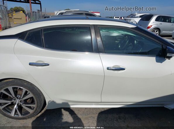 1N4AA6APXHC413866 2017 NISSAN MAXIMA White Widok wnętrza 360 stopni