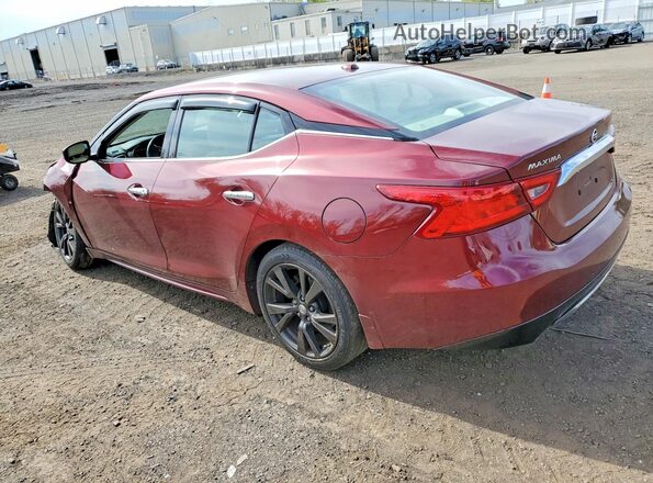 1N4AA6APXHC425743 2017 NISSAN MAXIMA Burgundy უკანა მარცხენა