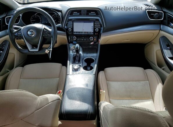 1N4AA6APXHC425743 2017 NISSAN MAXIMA Burgundy წინა პანელის ხედი