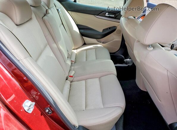1N4AA6APXHC425743 2017 NISSAN MAXIMA Burgundy უკანა სავარძლების ხედი